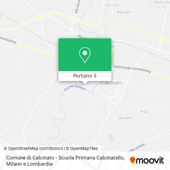 Mappa Comune di Calcinato - Scuola Primaria Calcinatello