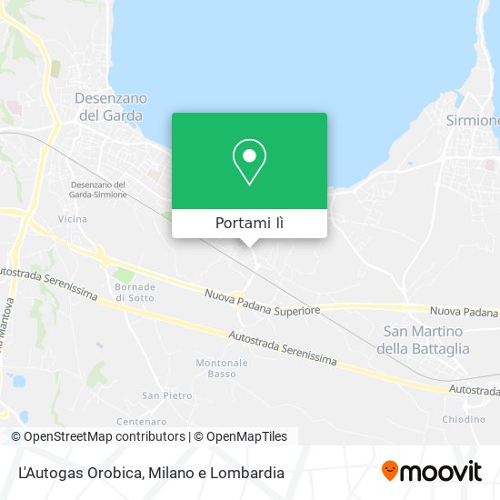 Mappa L'Autogas Orobica
