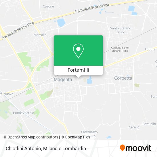 Mappa Chiodini Antonio
