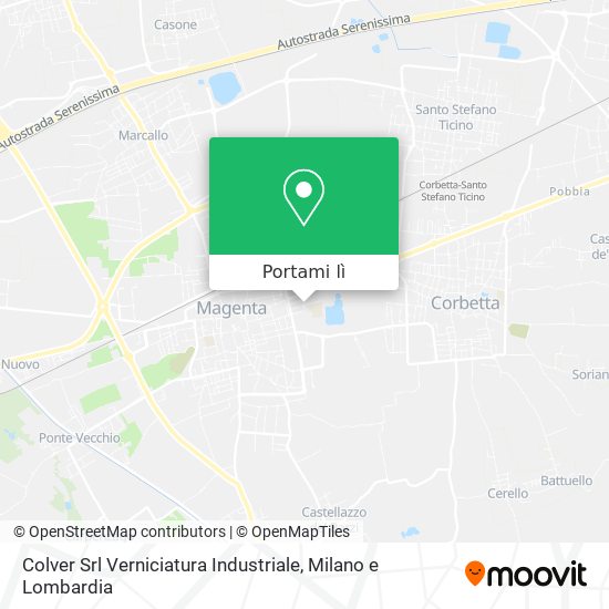 Mappa Colver Srl Verniciatura Industriale