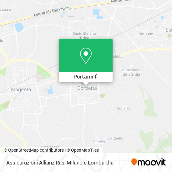 Mappa Assicurazioni Allianz Ras