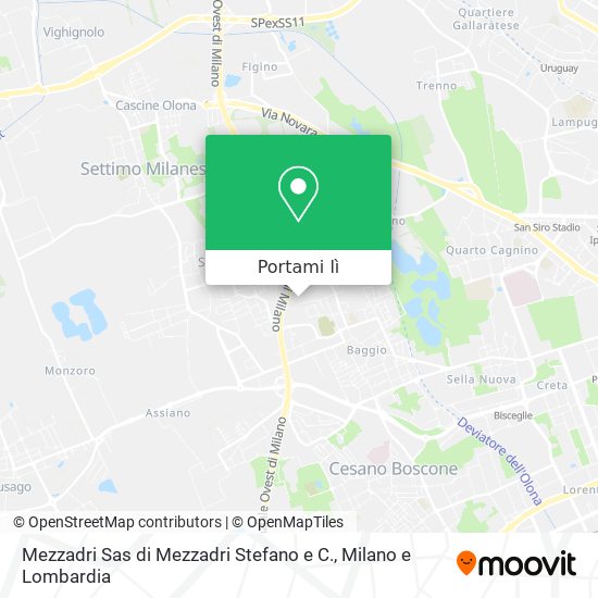 Mappa Mezzadri Sas di Mezzadri Stefano e C.