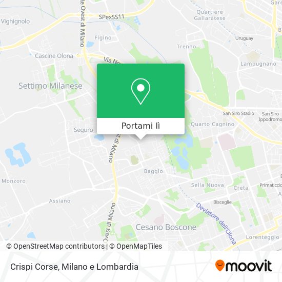 Mappa Crispi Corse