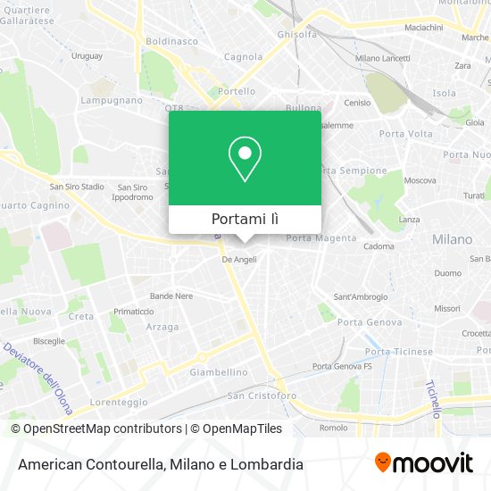 Mappa American Contourella