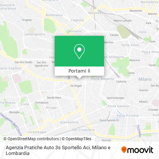Mappa Agenzia Pratiche Auto 3s Sportello Aci