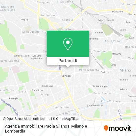 Mappa Agenzia Immobiliare Paola Silanos