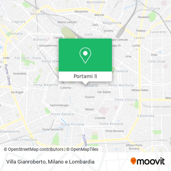Mappa Villa Gianroberto