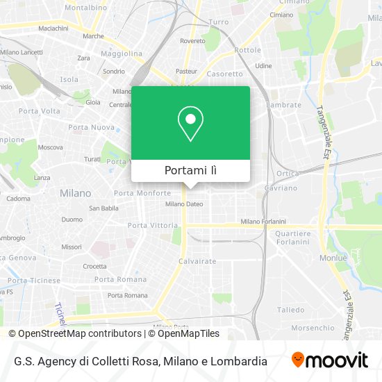 Mappa G.S. Agency di Colletti Rosa