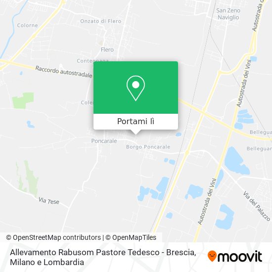 Mappa Allevamento Rabusom Pastore Tedesco - Brescia