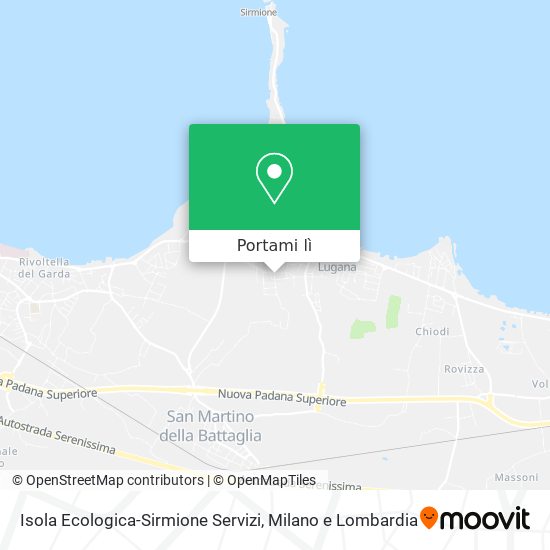 Mappa Isola Ecologica-Sirmione Servizi