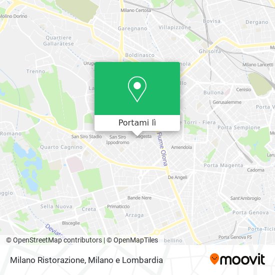Mappa Milano Ristorazione
