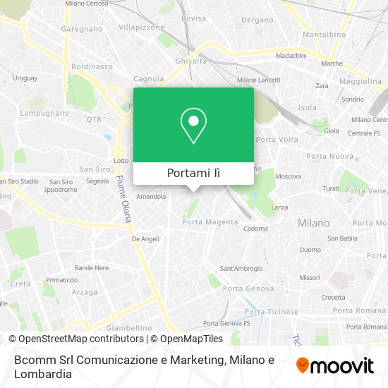 Mappa Bcomm Srl Comunicazione e Marketing