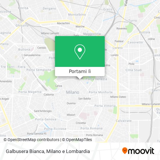 Mappa Galbusera Bianca