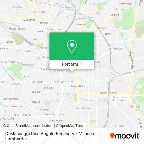 Mappa C. Massaggi Cina Angolo Benessere