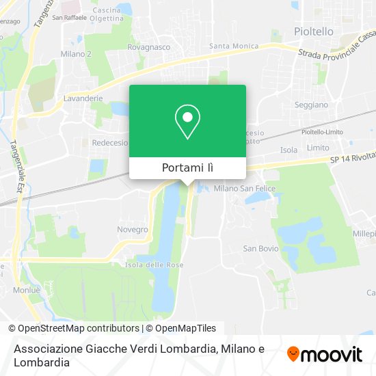 Mappa Associazione Giacche Verdi Lombardia