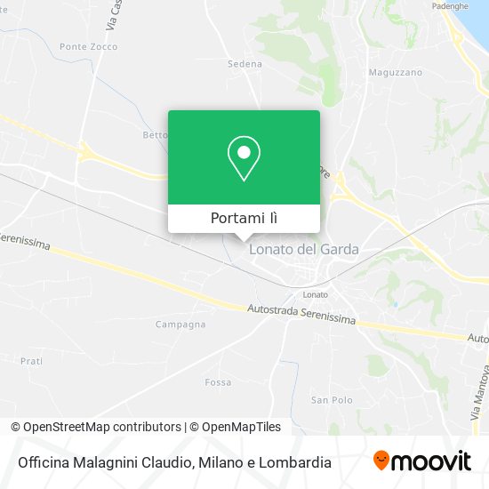Mappa Officina Malagnini Claudio