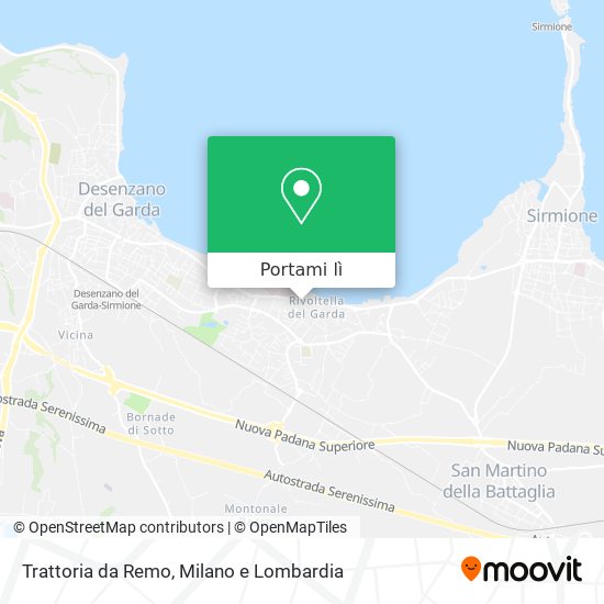Mappa Trattoria da Remo