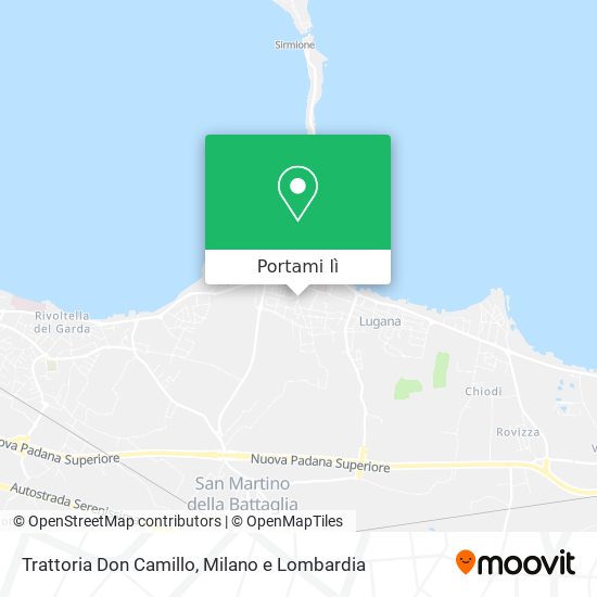 Mappa Trattoria Don Camillo