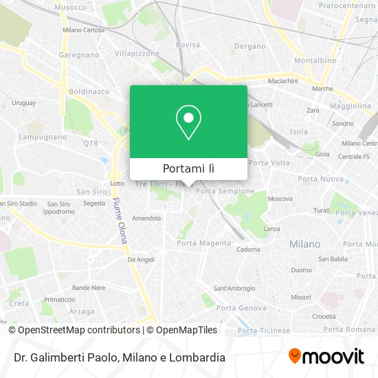 Mappa Dr. Galimberti Paolo