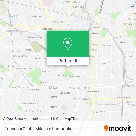 Mappa Tabacchi Casta