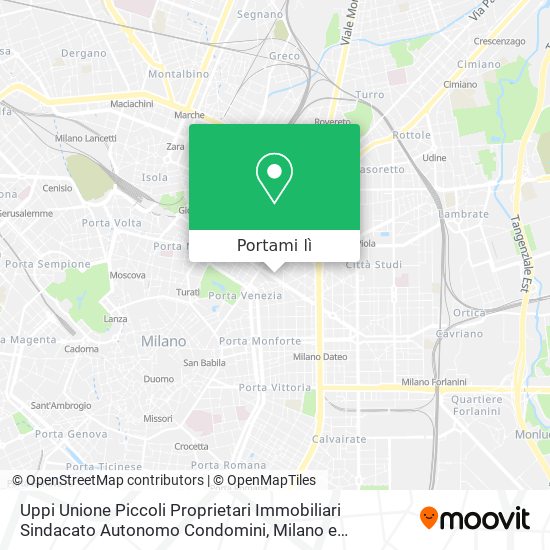 Mappa Uppi Unione Piccoli Proprietari Immobiliari Sindacato Autonomo Condomini