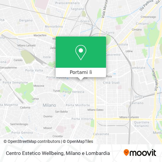 Mappa Centro Estetico Wellbeing