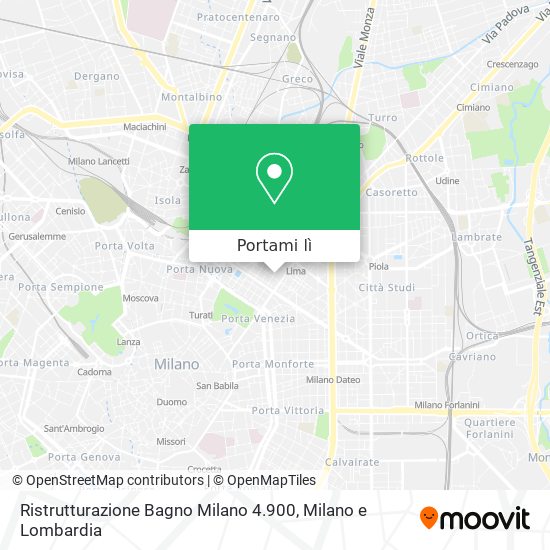 Mappa Ristrutturazione Bagno Milano 4.900