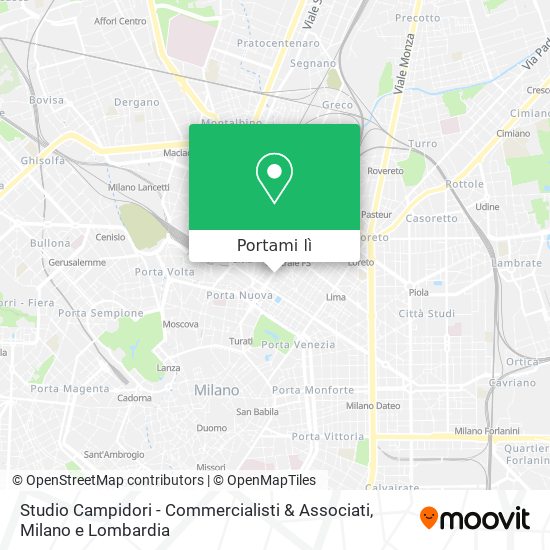 Mappa Studio Campidori - Commercialisti & Associati