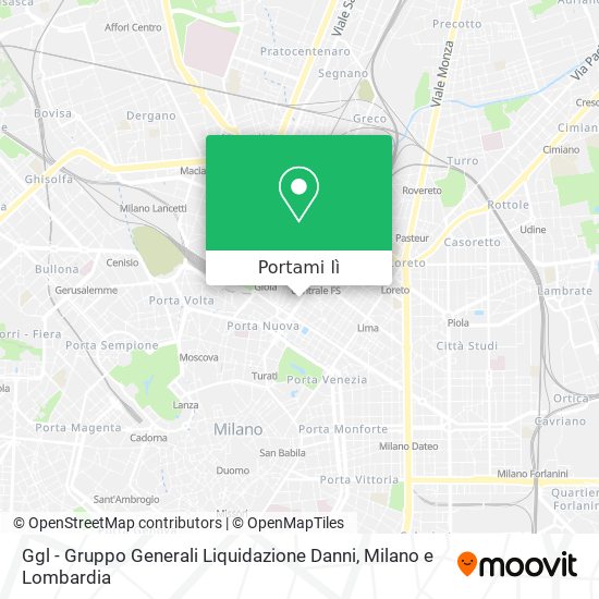 Mappa Ggl - Gruppo Generali Liquidazione Danni