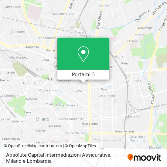 Mappa Absolute Capital Intermediazioni Assicurative