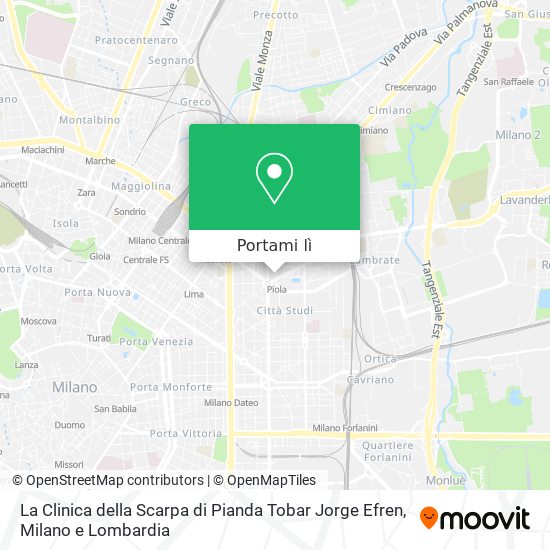 Mappa La Clinica della Scarpa di Pianda Tobar Jorge Efren