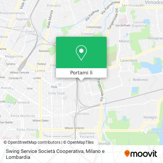 Mappa Swing Service Società Cooperativa
