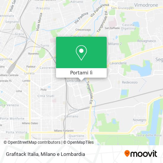 Mappa Grafitack Italia
