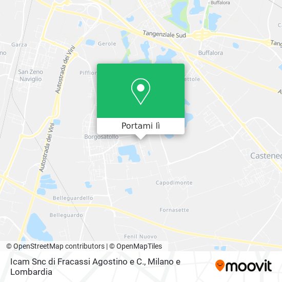 Mappa Icam Snc di Fracassi Agostino e C.