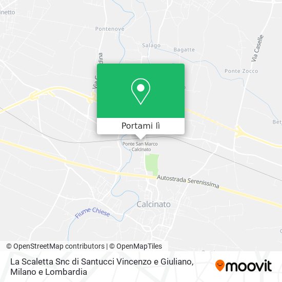 Mappa La Scaletta Snc di Santucci Vincenzo e Giuliano