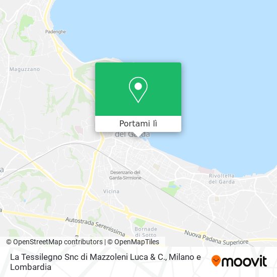 Mappa La Tessilegno Snc di Mazzoleni Luca & C.