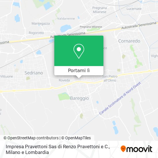 Mappa Impresa Pravettoni Sas di Renzo Pravettoni e C.