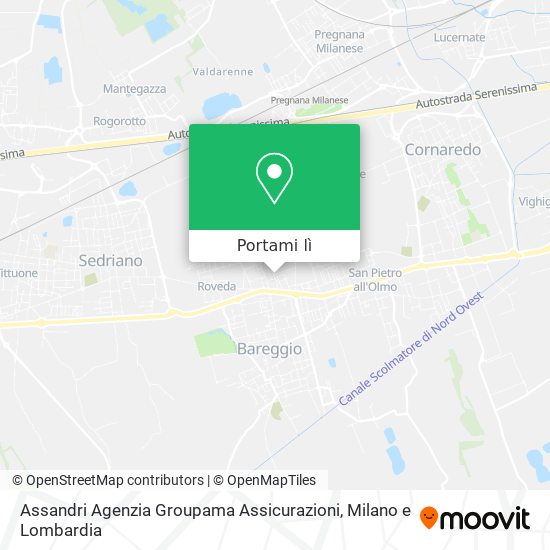 Mappa Assandri Agenzia Groupama Assicurazioni