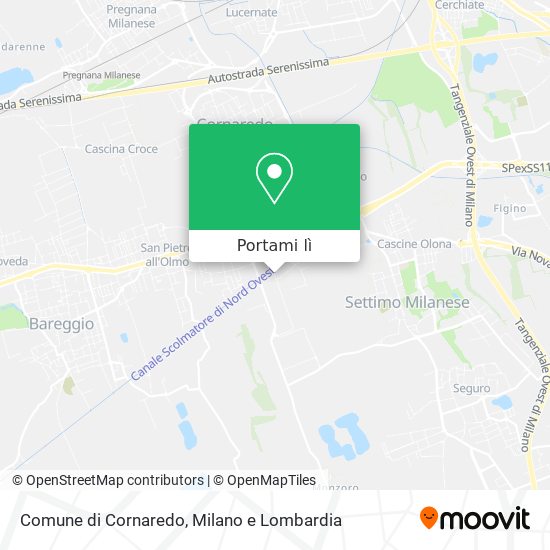 Mappa Comune di Cornaredo