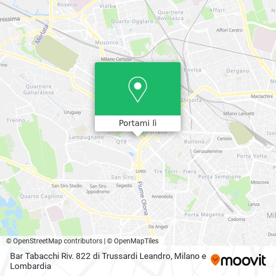 Mappa Bar Tabacchi Riv. 822 di Trussardi Leandro