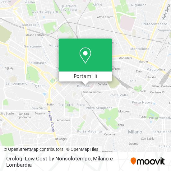 Mappa Orologi Low Cost by Nonsolotempo