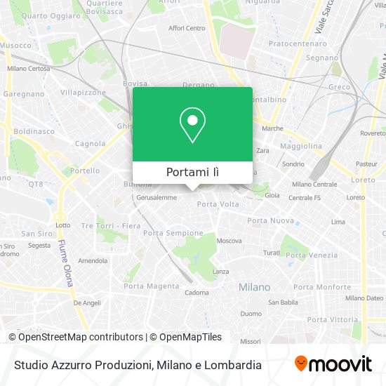 Mappa Studio Azzurro Produzioni