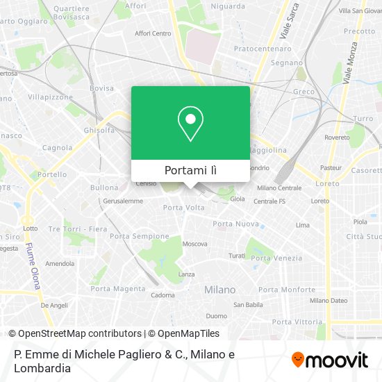 Mappa P. Emme di Michele Pagliero & C.