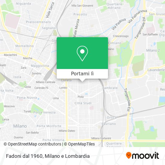 Mappa Fadoni dal 1960
