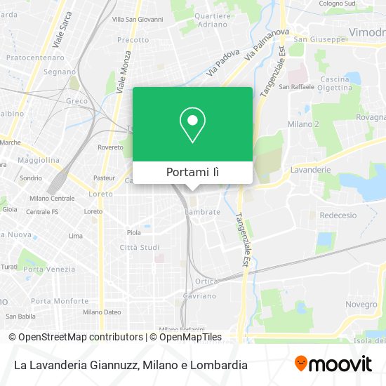 Mappa La Lavanderia Giannuzz