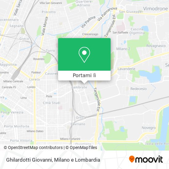 Mappa Ghilardotti Giovanni