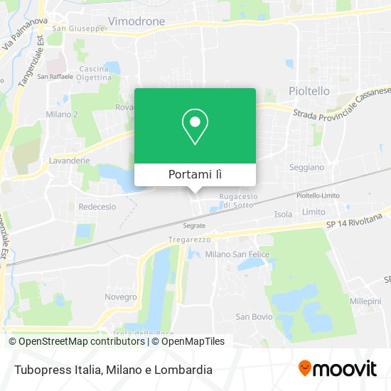 Mappa Tubopress Italia