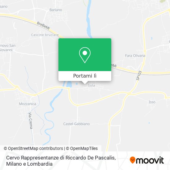 Mappa Cervo Rappresentanze di Riccardo De Pascalis