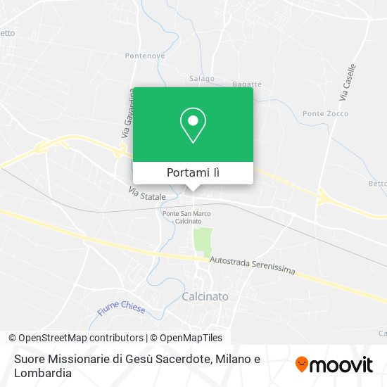 Mappa Suore Missionarie di Gesù Sacerdote