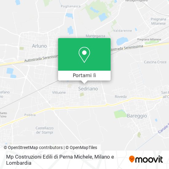 Mappa Mp Costruzioni Edili di Perna Michele